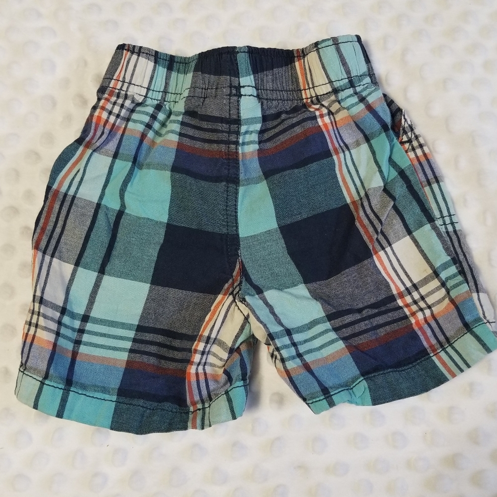 Toddler Plaid Shorts - Picture 3 of 3